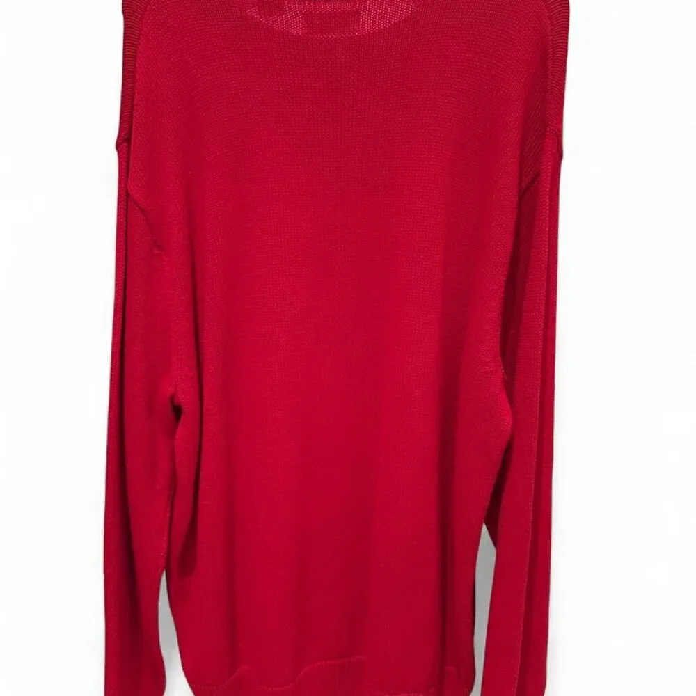 Chaps Men's Red Sweater XXL